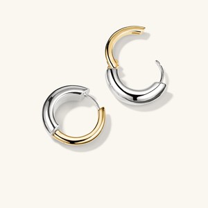 Mixed Medium Tube Hoops from Mejuri