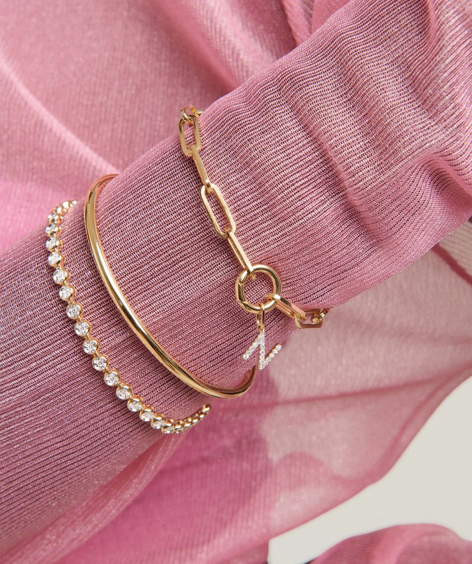 Diamond Letter Charm from Mejuri