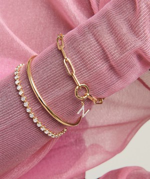 Diamond Letter Charm from Mejuri