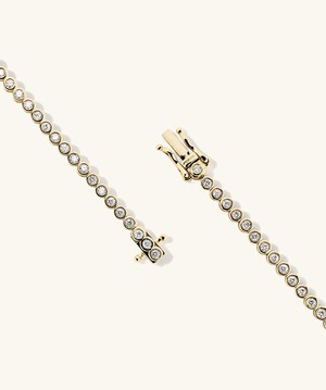 Bezel Lab Grown Diamond Tennis Bracelet from Mejuri