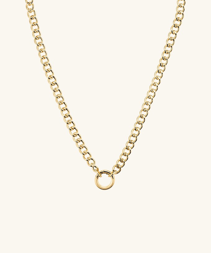 Curb Chain Charm Necklace from Mejuri