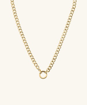 Curb Chain Charm Necklace from Mejuri