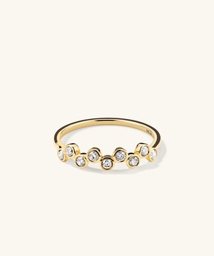 Bezel Lab Grown Diamond Zig-Zag Ring from Mejuri