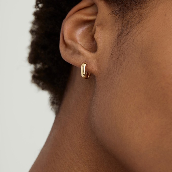 Single Bold Huggie Hoop from Mejuri