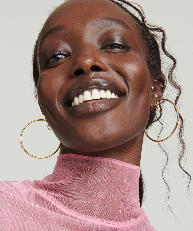 Oversized Thin Hoops from Mejuri