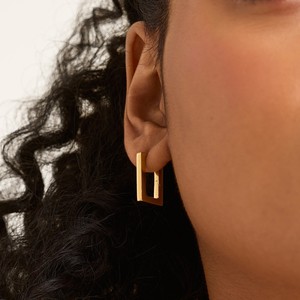 Block Medium Hoops from Mejuri