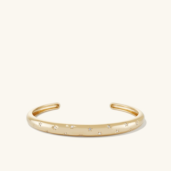 Mejuri Gold Vermeil Bracelets: Dome Cuff Bracelet