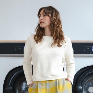 Pia pull Ecru knit from Mon Col Anvers