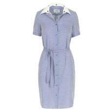 Echo dress zigzag blue - Last size: 36 via Mon Col Anvers