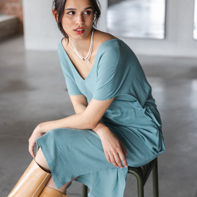 Twist dress Mint from Mon Col Anvers