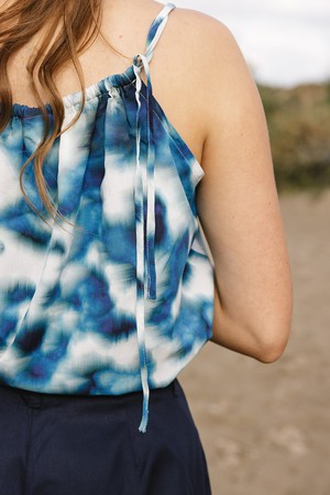 Ariel top Water print from Mon Col Anvers