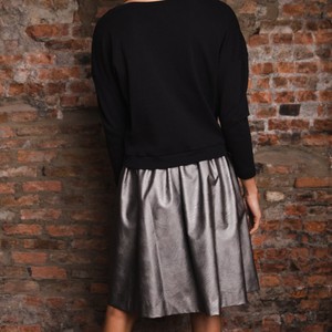 Sage mini skirt Vegan leather from Mon Col Anvers