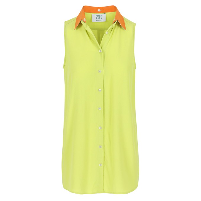 Wadi blouse Lime from Mon Col Anvers