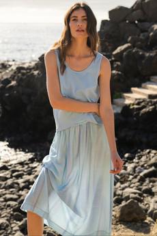 Coco skirt Sky print via Mon Col Anvers