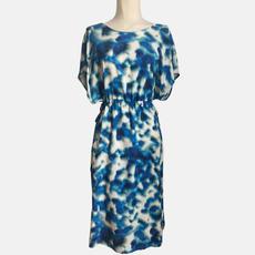 Twist dress Water print via Mon Col Anvers