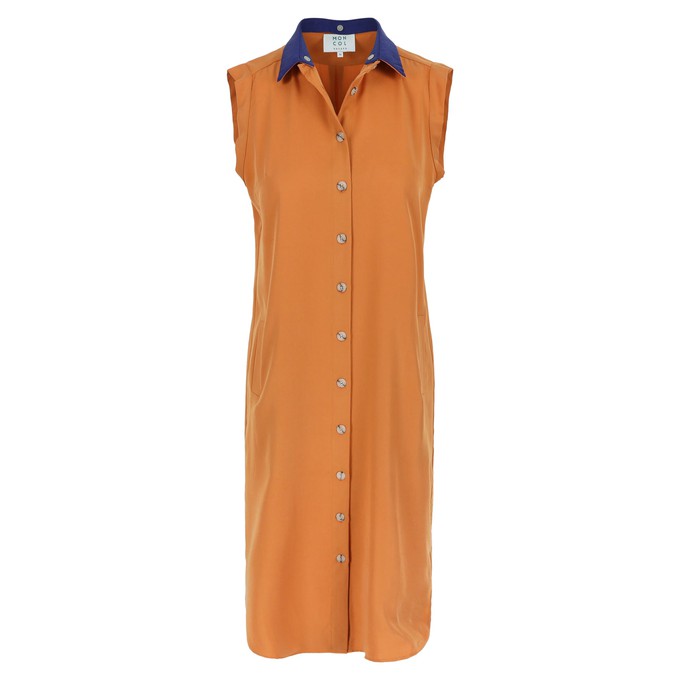 Whisper dress Peach caramel Lyocell from Mon Col Anvers