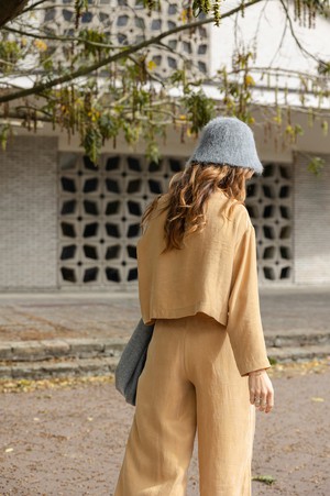 Candy blouse Gold from Mon Col Anvers