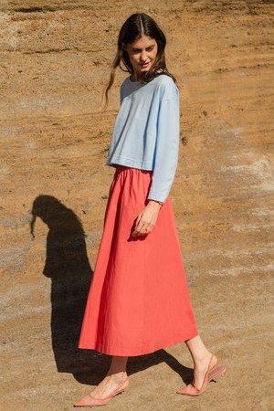 Coco skirt Holly berry from Mon Col Anvers