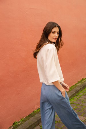 Umber blouse Panna from Mon Col Anvers