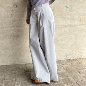 Clio pants Seersucker stripes from Mon Col Anvers