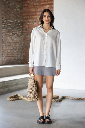 Boat shorts Navy stripes from Mon Col Anvers