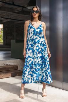 Ariel dress Water print via Mon Col Anvers