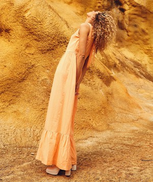 Bonita maxi dress Papaya EcoVero from Mon Col Anvers