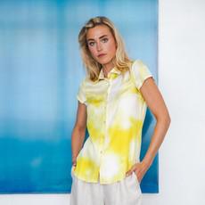 Oase blouse Yellow splash via Mon Col Anvers