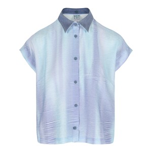 Summer blouse Sky print from Mon Col Anvers