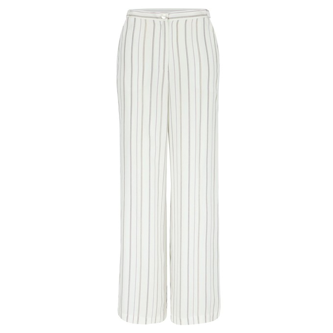 Gaia pants white stripes - Last size: 42 from Mon Col Anvers