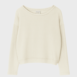 Pia pull Ecru knit from Mon Col Anvers