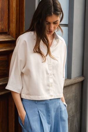Umber blouse Panna from Mon Col Anvers