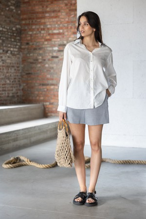 Boat shorts Navy stripes from Mon Col Anvers
