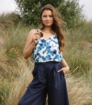 Ariel top Water print from Mon Col Anvers