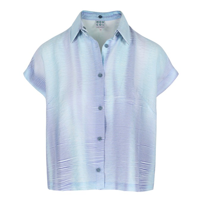 Summer blouse Sky print from Mon Col Anvers