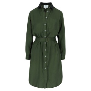 Eclipse Dress Khaki lyocell - Last size: 36 from Mon Col Anvers