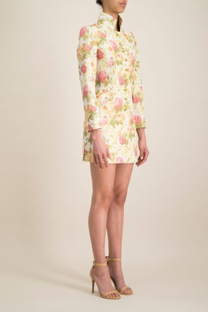 ROMANTIC FLOWERBED JACQUARD COAT from MONIQUE SINGH