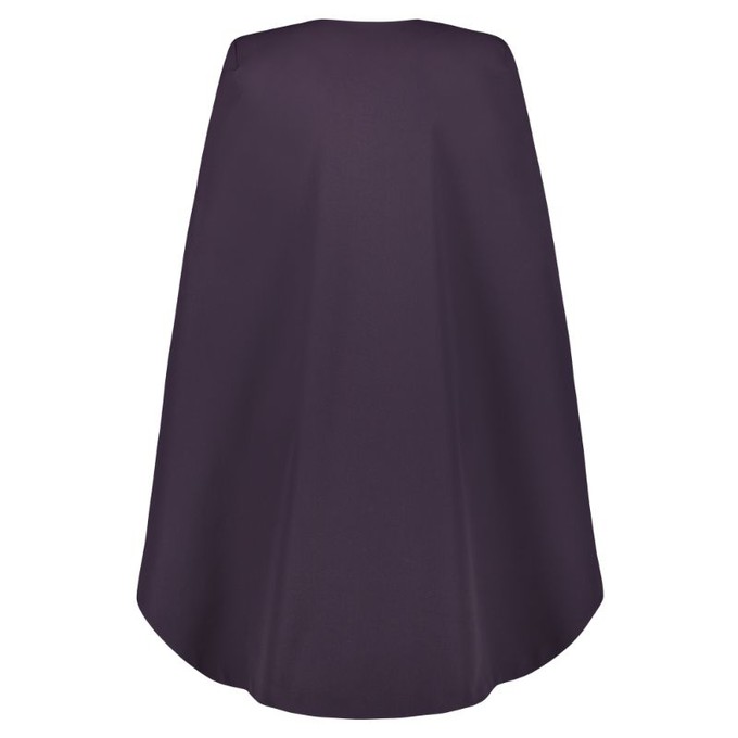 PURPLE GABARDINE CAPE JACKET from MONIQUE SINGH
