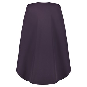 PURPLE GABARDINE CAPE JACKET from MONIQUE SINGH