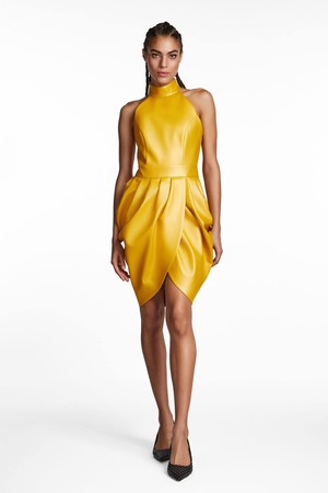 GOLDEN HONEY COCKTAIL DRESS from MONIQUE SINGH