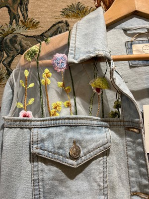 Upcycled Laced Denim Jacket from MPIRA Upcycled Laced Denim Jacket from MPIRA