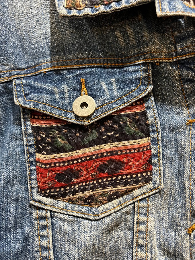 Upcycled Denim Jacket from MPIRA Upcycled Denim Jacket from MPIRA