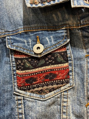 Upcycled Denim Jacket from MPIRA Upcycled Denim Jacket from MPIRA