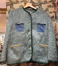 Upcycled Ladylike Mohair Jacket via MPIRA