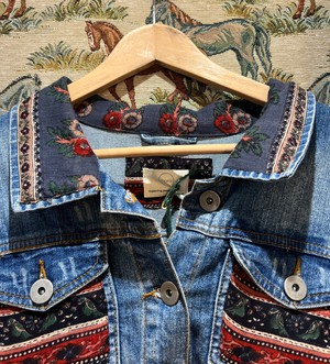 Upcycled Denim Jacket from MPIRA Upcycled Denim Jacket from MPIRA