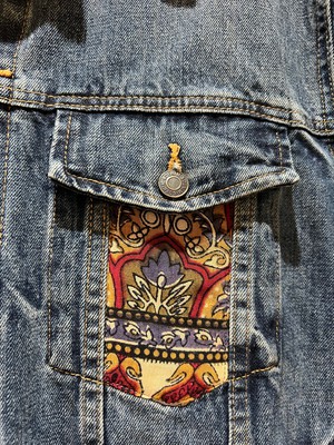 Upcycled Denim Jacket from MPIRA Upcycled Denim Jacket from MPIRA