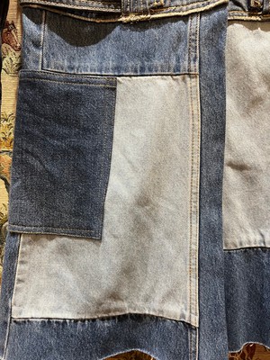 Long Upcycled Denim Coat from MPIRA Long Upcycled Denim Coat from MPIRA