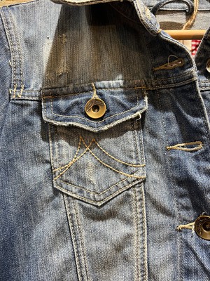 Long Upcycled Denim Coat from MPIRA Long Upcycled Denim Coat from MPIRA