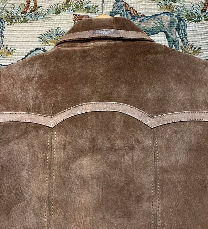 Upcycled Vintage Suede Jacket from MPIRA