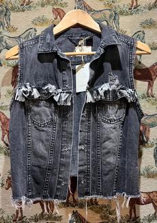 Upcycled Denim Waistcoat via MPIRA